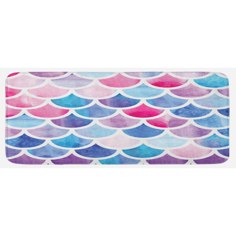 Tapis de cuisine écailles de poisson