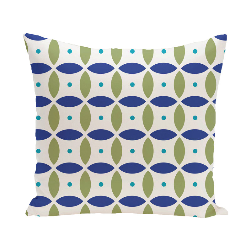  Housse et insert de coussin d'extérieur carré / rectangulaire, Bleu, H 20 po x l 20 po