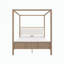 Grand lit plateforme à baldaquin en bois avec tête de lit tapissier-1907845088-1907845102