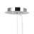 18 Light LED Chandelier, 29-Inch, Chrome Finish for Dining Room, Living Room, Foyer, and Bedroom