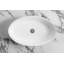 Corvara Oval 21-5/8" Vessel Lavatory Sink  in Volcanic Limestone with Internal Overflow-1751132882
