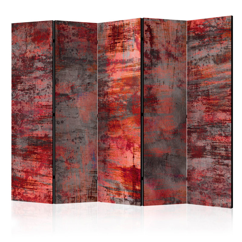 Guanciale 225 cm W x 172 cm H 5 - Panel Solid Wood Folding Room Divider
