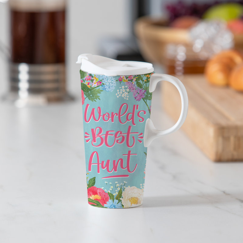 Tasse parfaite en céramique 17 oz, boîte-cadeau Aunt Accolade