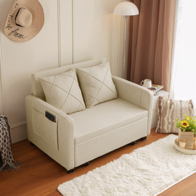 Geovoni Upholstered 45'' Loveseat