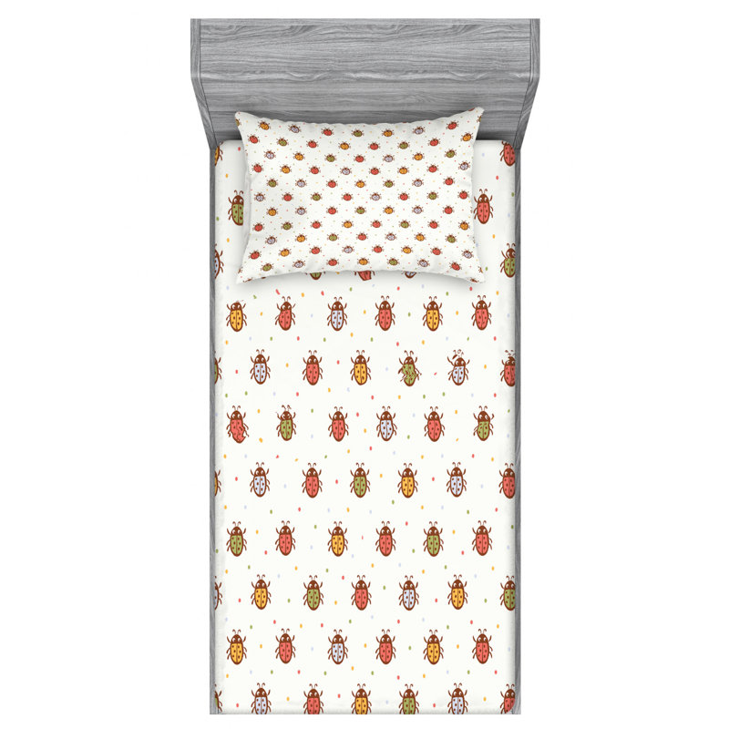 Microfiber Sheet Set, Twin XL Sheet Set with Fitted Sheet