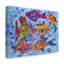« tropical fish pattern », reproduction de peinture à l’acrylique sur toile tendue-31975696
