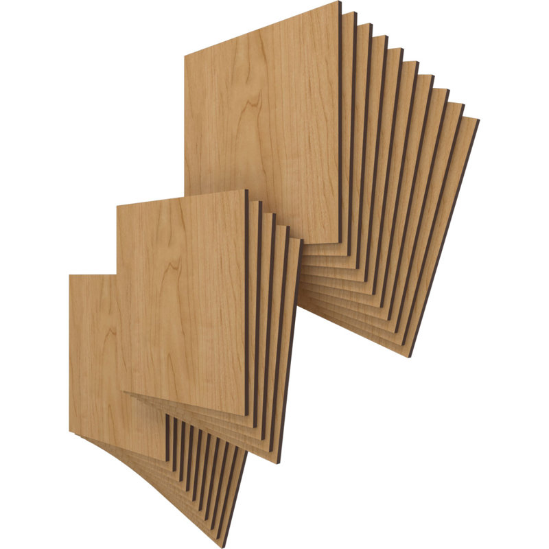 Planches en bois, Érable, H 15,75 po x l 15,75 po x P 0,38 po