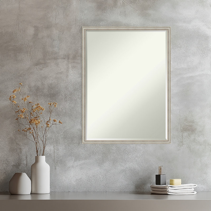 Miroir mural Rachel, Cordelia argent fin