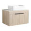 Ensemble de meuble-lavabo moderne 30 po avec lavabo en céramique, meuble-lavabo mural en chêne blanc avec porte à fermeture douce-1456047703