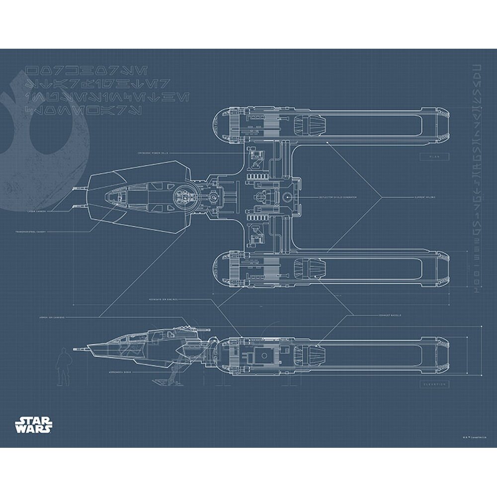 Poster Star Wars Ep9 Y-Wing