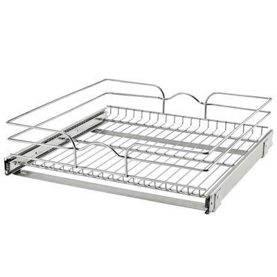Rev-A-Shelf Pullout Basket Organizer for Kitchen or Vanity Cabinets 
