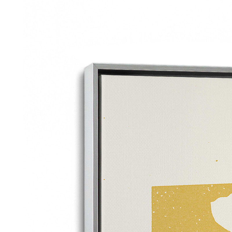 Subtle Blossoms, Set of 3 Print on Canvas, Polished Chrome Floater Frame, 36.75" H x 24.75" W