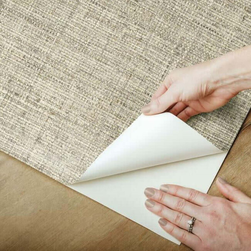 Emeline Peel & Stick Abstract Roll, Neutral, 240'' L x 27" W
