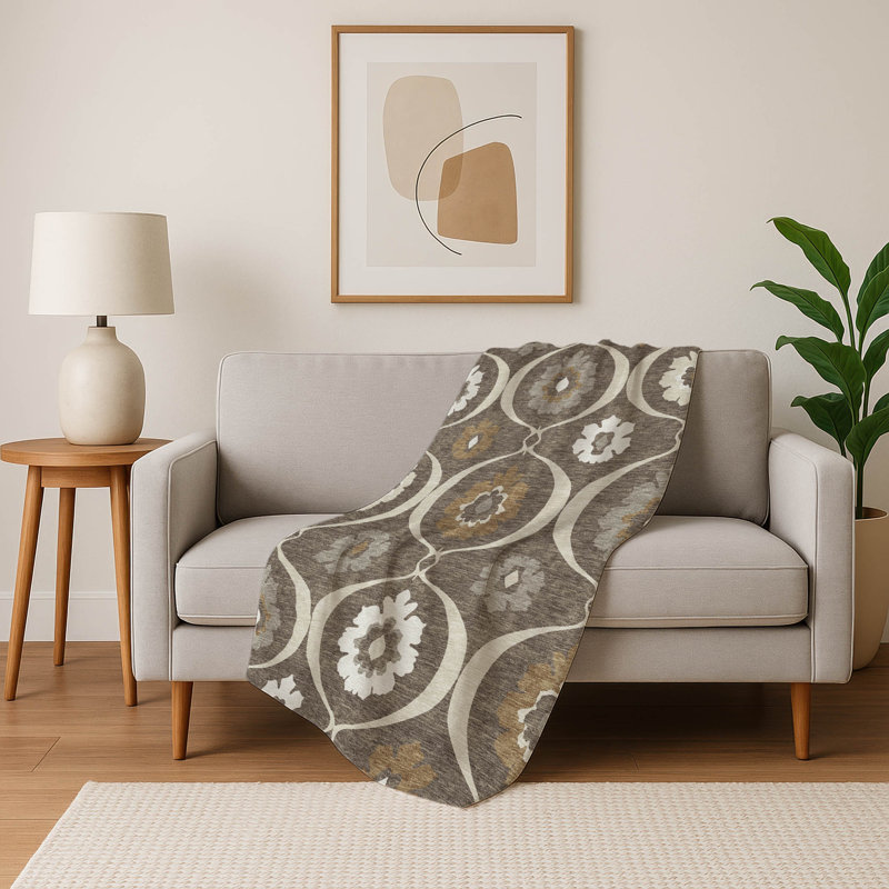 Jeté Sherpa ASB858 Addison, Brun