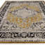Bernell Persian Medallion Black/Gold Area Rug-977627313