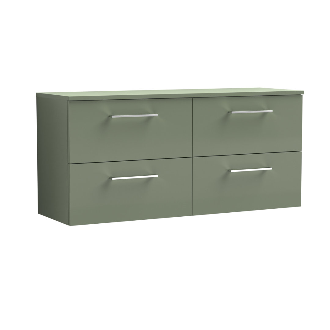 Arno 1205mm Wall Hung Single Vanity with Worktop