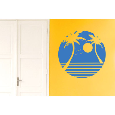 Nautical & Beach Non-Wall Damaging Wall Decal