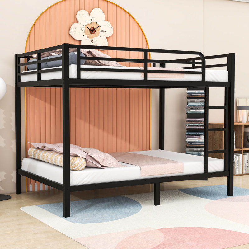 Full XL Over Full XL Bunk Bed With Under-Bed Storage