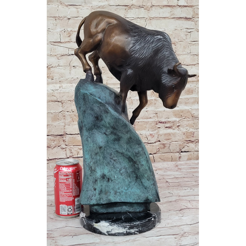 Sculpture en bronze de chauve-souris en bronze