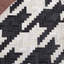 Tapis en cuir Studio 107 ivoire / noir-1267440006