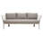 Archipelago 81'' Powder Coated Aluminum Outdoor Patio Sofa with Sunbrella® Cushions