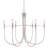 Chandelier - 6-Light - Brushed Nickel-204913572