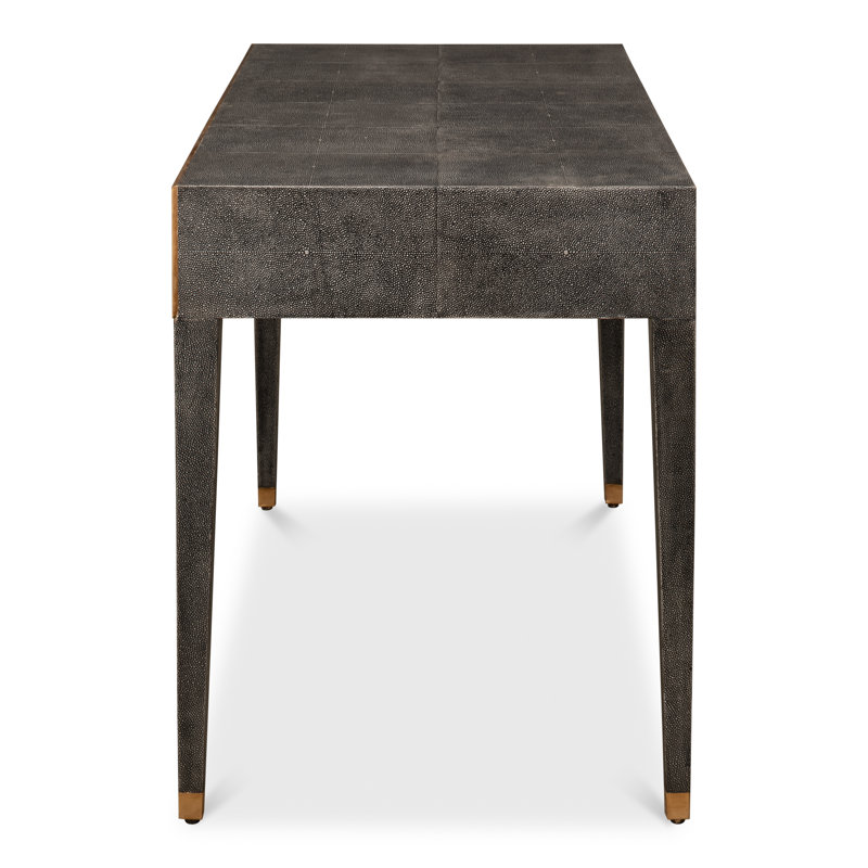 Shagreen Writing Desk, Antique Gray