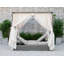 Georgine 59'' Outdoor Wicker Double Chaise-2002498461