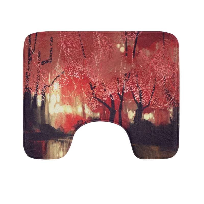 Tapis de salle de bain en U 20 po brun et rubis Nature