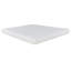 Matelas en mousse viscoélastique imprégnée de gel pleine grandeur, 6 po dans une boîte, blanc-382384253-382384249