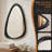 Asymmetrical Accent Decorative Wall Mirror, Solid Wood Frame – Boho Modern Mirror For Entryway Or Vanity-1627399284-1629739526