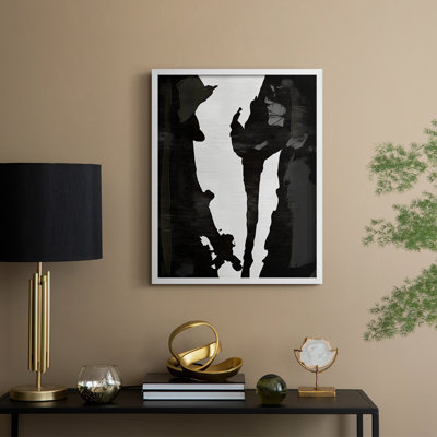 "Abstract", reproduction encadrée prête à être suspendue