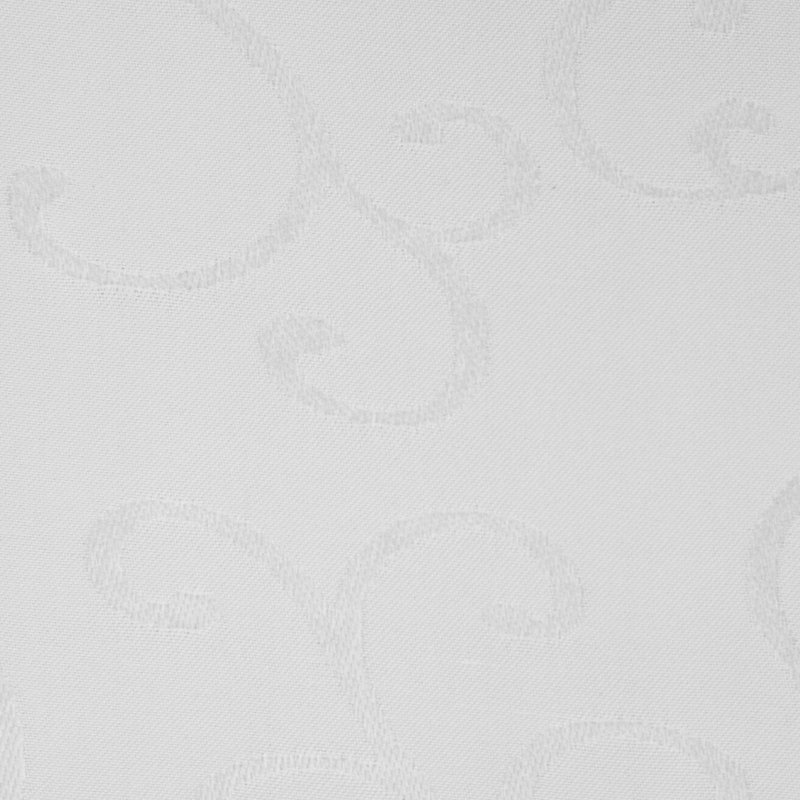  Table Cloth Dining Cover Kitchen Tablecloth Living Room Modern Jacquard, 140cm L, White