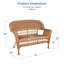 Causeuse de 51 po de largeur Karan-24596890