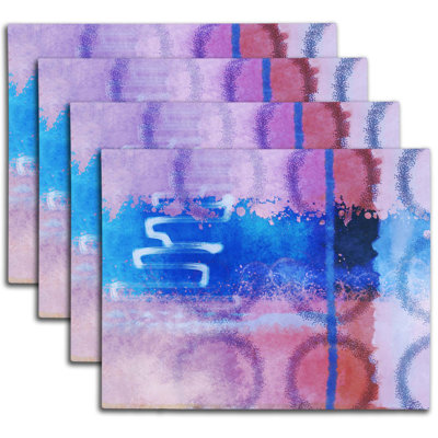 Napperon abstrait en polyester