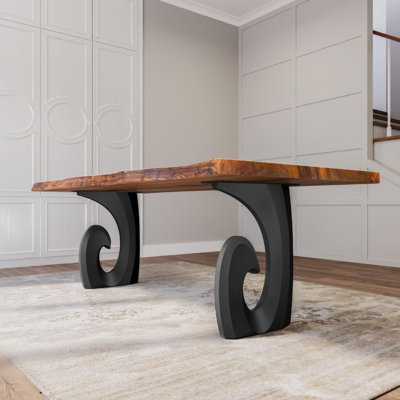 Luma Metal Dining Table Legs, Set of 2