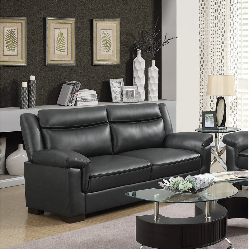Zooey 78.5 " Faux Leather Sofa