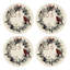 Winter Greetings Salad Plates, Set Of 4