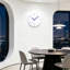 Horloge murale bleue Klein Klein