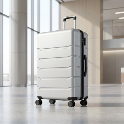 20" Hardside Expandable Carry-On Luggage with Spinner Wheels, Lightweight ABS Suitcase