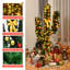 Arbre de Noël artificiel pin vert cactus avec lumières blanches-947725646