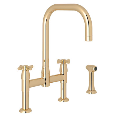 Holborn™ Bridge Faucet With Side Spray