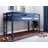 Johannes Solid Wood Twin Low Loft Bed with Ladder and Tent-208540039-208540032