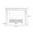 Black Solid Wood Electric Fireplace-246129556-246129583