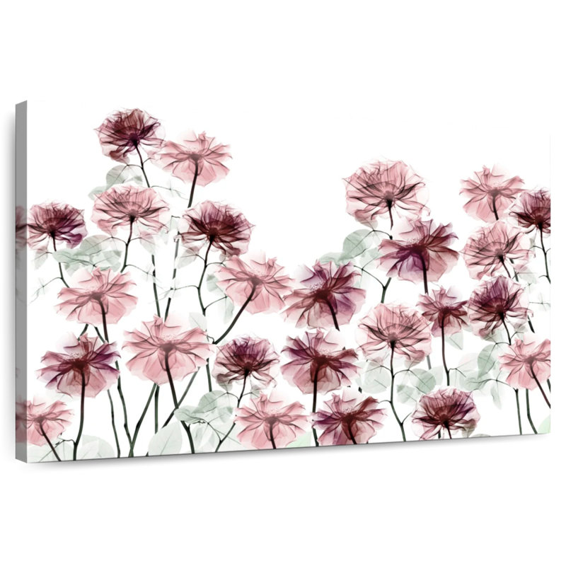Magnifique lit à fleurs Harnek I, H 8 po x l 12 po