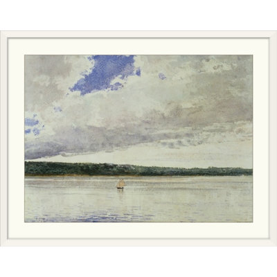 " Small Sloop On Saco Bay " by Winslow Homer
