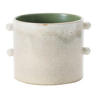 Michael Round Stoneware Planter with Reactive Glaze