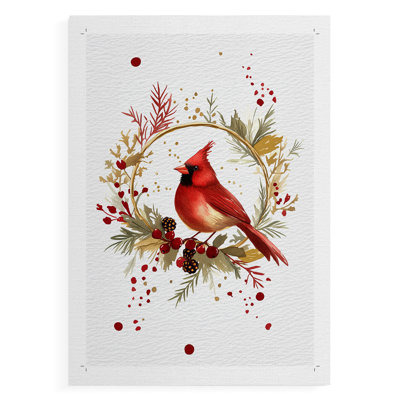 Art des Fêtes de Noël - impression sur toile seulement - non encadrée