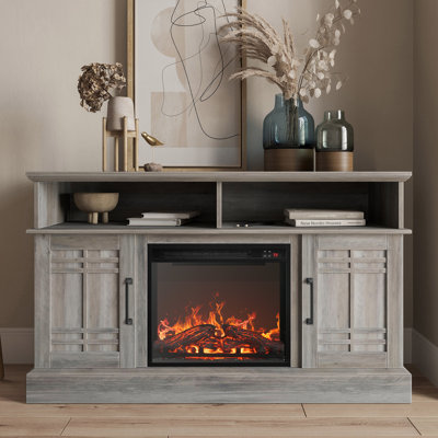 Katalayah 50" Media Console TV Stands with Electric Fireplace by Red Barrel Studio