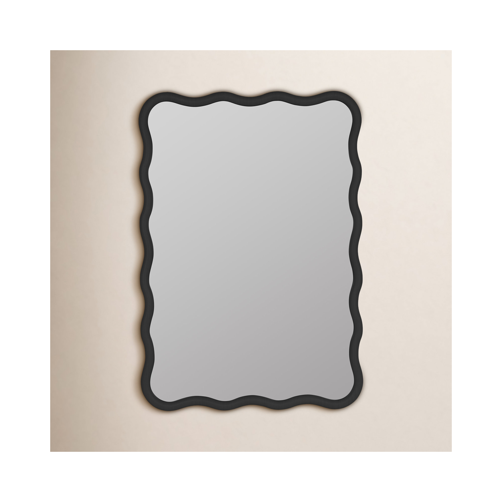 Andy Abstract Mirror, Black
